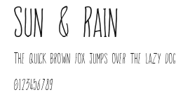 Sun & Rain Preview