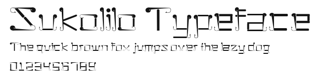 Sukolilo Typeface Preview