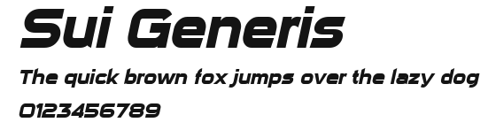Sui Generis Preview