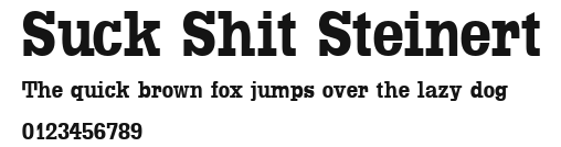 Suck Shit Steinert Preview