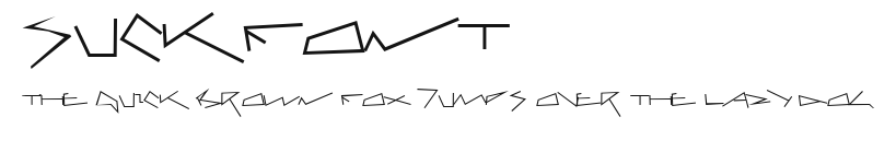 Suckfont Preview