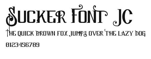 Sucker Font JC Preview
