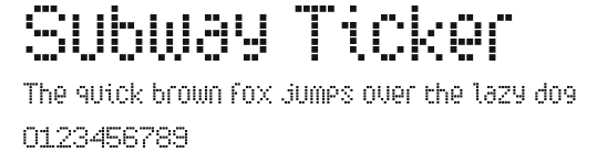 Subway Ticker Preview