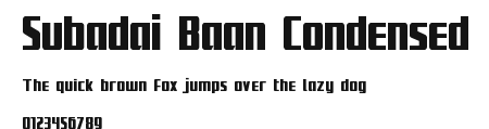Subadai Baan Condensed Preview