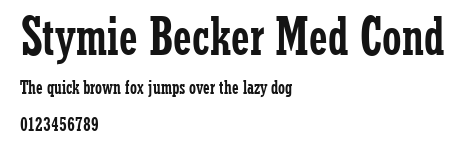 Stymie Becker Med Cond Preview