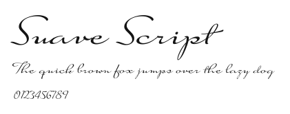 Suave Script Preview