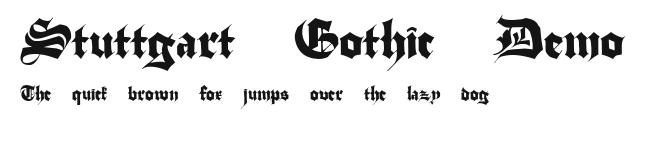 Stuttgart Gothic Demo Preview