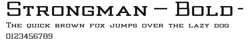 Strongman_Bold- Preview