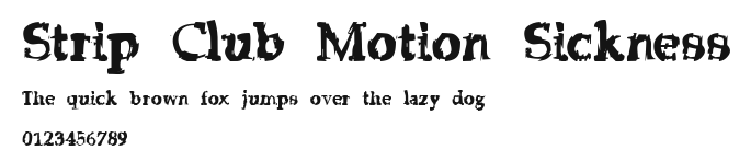 Strip Club Motion Sickness Preview