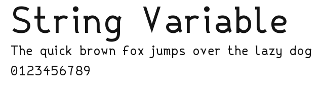String Variable Preview