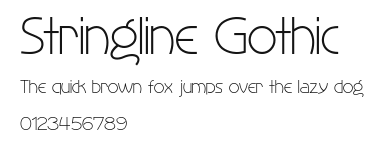 Stringline Gothic Preview