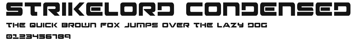 Strikelord Condensed Preview