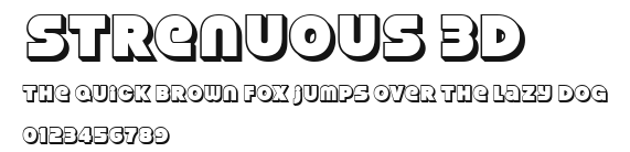 Strenuous 3D Preview