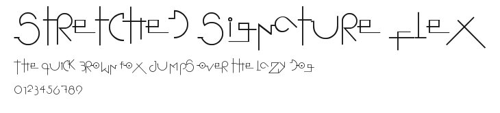 Stretched Signature Flex Preview