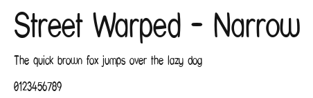 Street Warped - Narrow Preview
