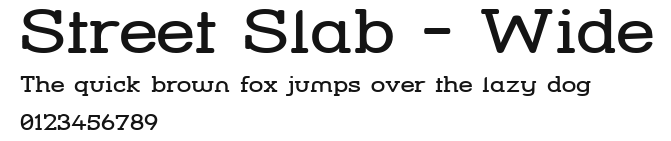 Street Slab - Wide Preview