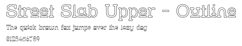Street Slab Upper - Outline Preview