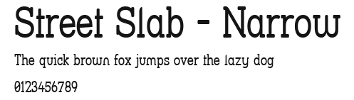 Street Slab - Narrow Preview