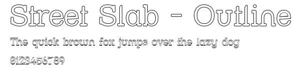 Street Slab - Outline Preview