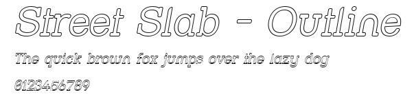 Street Slab - Outline Preview