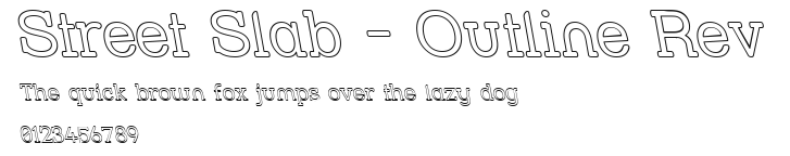Street Slab - Outline Rev Preview