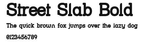 Street Slab Bold Preview