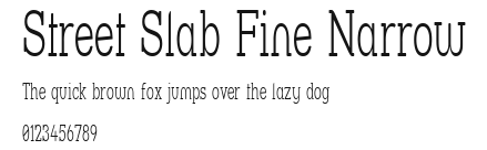 Street Slab Fine Narrow Preview