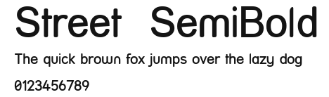 Street  SemiBold Preview