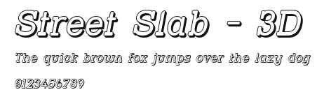 Street Slab - 3D Preview