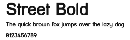 Street Bold Preview