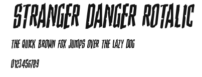 Stranger Danger Rotalic Preview