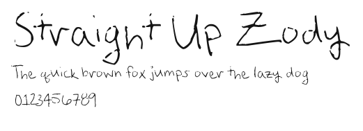 Straight Up Zody Preview