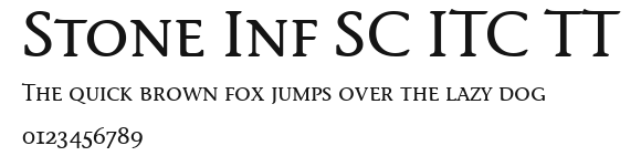 Stone Inf SC ITC TT Preview