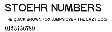 Stoehr numbers Preview