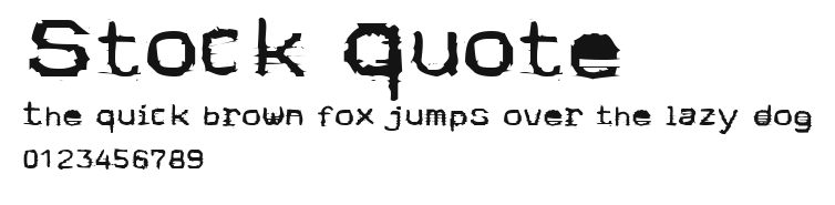 Stock Quote Preview