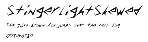 StingerLightSkewed Preview