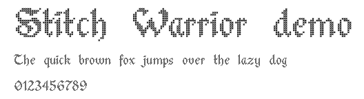 Stitch Warrior demo Preview