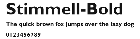 Stimmell-Bold Preview