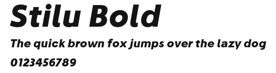 Stilu Bold Preview