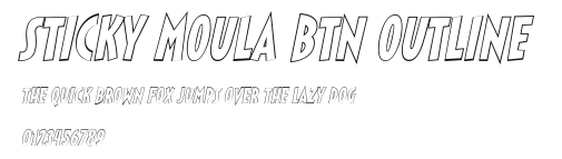 Sticky Moula BTN Outline Preview