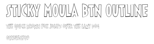 Sticky Moula BTN Outline Preview