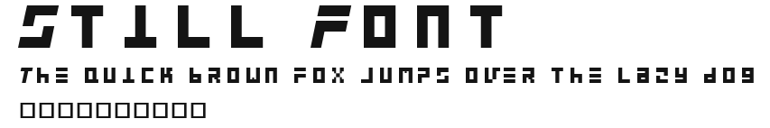Still Font Preview