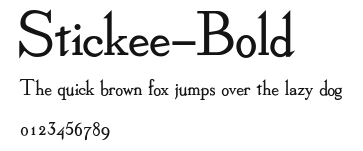 Stickee-Bold Preview