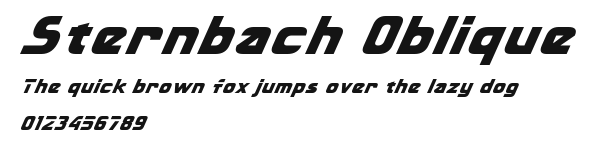Sternbach Oblique Preview