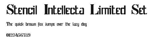 Stencil Intellecta Limited Set Preview