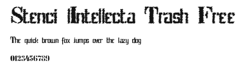 Stenci lIntellecta Trash Free Preview