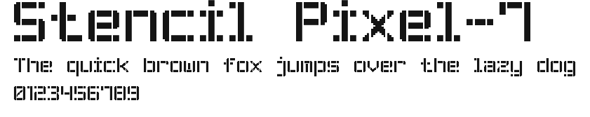 Stencil Pixel-7 Preview