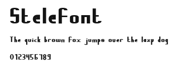 Stelefont Preview