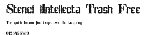 Stenci lIntellecta Trash Free Preview