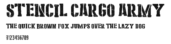 Stencil Cargo Army Preview